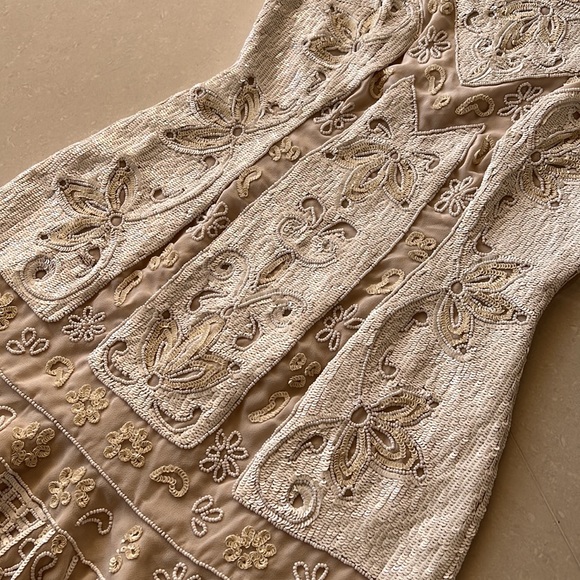 Needle&Tread Dress Size 2 Embellished Chiffon - Picture 10 of 17